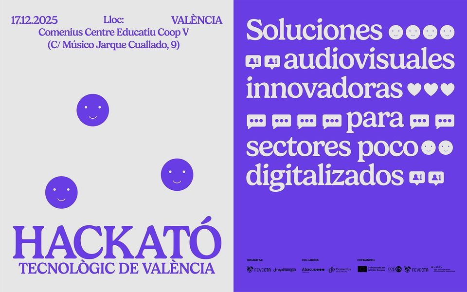 Nova edició dels Hackatons per a emprendre en cooperativa del projecte Inspiracoop de FEVECTA